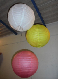 LAMPION FEEST DECORATIE MIX KLEUREN DIA 40 CM 3 stuks