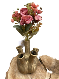 VAAS DK Design Aglio - tulpenvaas - goud mat -H16 – D13 cm