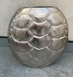 VAAS SHINNY RAW NICKEL SALERNO 31X31X13 cm