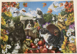 PUZZEL ANIMAL HOND EN KATTEN COMIC COLLECTION KING 1000 STUKJES