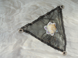 LUXE SJAAL WIT MET MOOIE DETAILS 160x40 cm 25 stuks