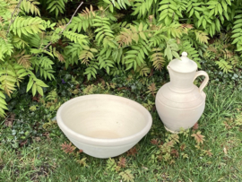 GROTE TERRACOTTA POT MET DEKSEL EN OOR 31,5 CM