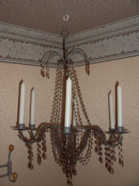 KANDELAAR PLAFOND HANGER GROOT Dia 45 CM GRIJS