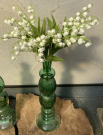 SIERVAAS- KANDELAAR FLORENCE GERIBBELD GROEN 28 cm