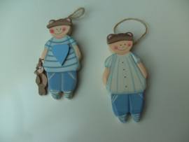 ORNAMENT JONGEN 2 DLG SET