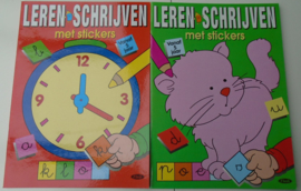 LEREN SCHRIJVEN MET STIKKERS SET 9788477736486