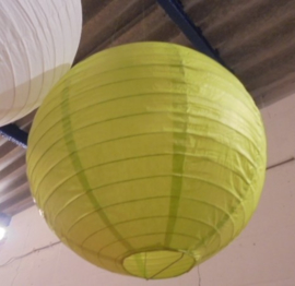 LAMPION FEEST DECORATIE APPELGROEN DIA 40 CM 3 stuks