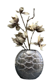 VAAS SHINNY RAW NICKEL SALERNO 31X31X13 cm