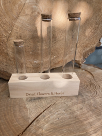 REAGEERBUSHOUDER VOOR BLOEMEN EN KRUIDEN NAT EN DROOG MIDDEL