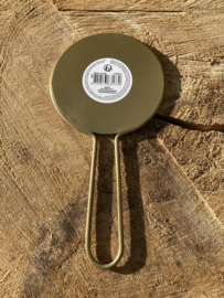 HANDSPIEGEL METAAL GOUD