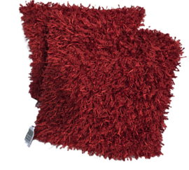 SIERKUSSEN ROOD 45X45 CM OTTAWA 2 stuks