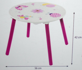 KINDERTAFEL EN STOELTJES BUTTERFLY