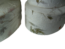 EXCLUSIEVE VERPAKKINGEN MULBERRY PAPIER 3 DLG SET HART WIT BLAD