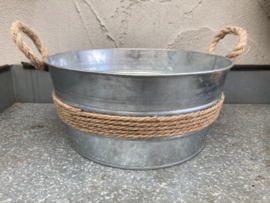 SCHAAL ZINK DIA 26 Hoog 17 cm