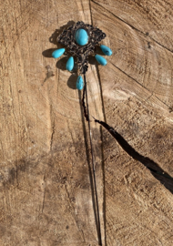 Steker Bohemian – Sierlijk Turquoise Sieraad voor je Planten 26 cm 12 stuks voor prijs van 10 stuks