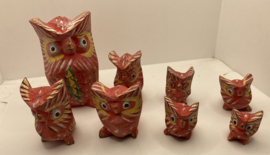 UILEN FAMILIE 8 STUKS ROOD DIV AFMETINGEN