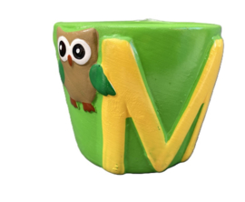 MINI BLOEMPOTJES MET LETTERS EN DIERTJE VOOR KINDERKAMER