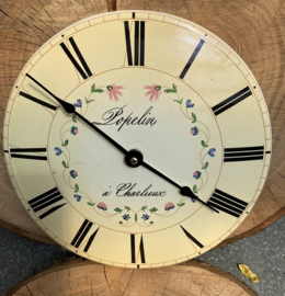 WANDKLOK KERAMIEK BLOEM ROMANTISCH 25 CM