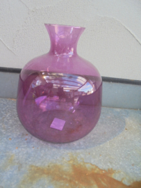VAAS BOLPOT GRIETJE ROZE GLAS 19 x DIA 16 CM