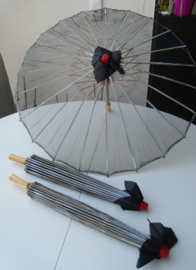 PARASOL OOSTERS VOILE GRIJS