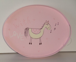 DIENBLAD ROSÉ MET PAARDJE “With Love” Appletree