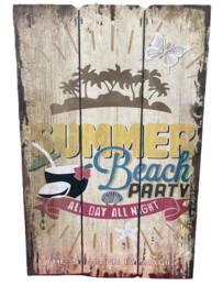 SUMMER BEACH PARTY WANDDECORATIE