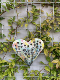 HEART OLD IRON HANDGEMAAKT MET WAXINELICHTHOUDER EN KETTING