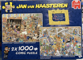 PUZZEL 2 X JAN VAN HAASTEREN REMBRANDT + RARITEITEN KABINET