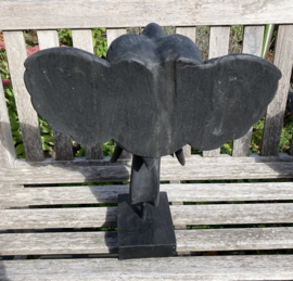 OLIFANTEN KOP OP STANDAARD ZWART 46 cm nr. 2