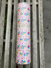 INPAKPAPIER CADEAUPAPIER ROL 220 meter 57 CM MUZIEK MUISJES