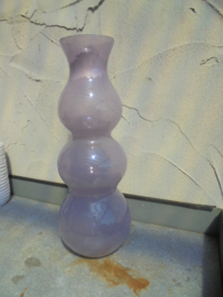 VAAS BOLLEN GROOT LILA GLAS 50 X DIA 19 CM