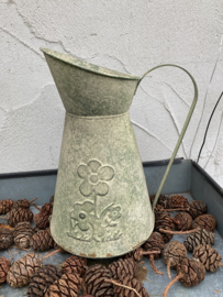 FLOWERPOT SCHENKKAN DECORATIE OLD GREEN 29 cm