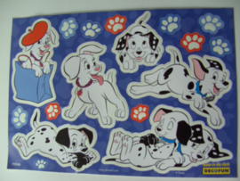 STIKKERVELLEN DALMATIERS GLOW IN THE DARK 20 STUKS TRAKTATIE TIP!