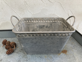 METALEN PLANTENBAKKEN RECHTHOEK OLD LOOK GROOT
