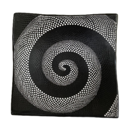 SCHAAL DESIGN SPIRAAL BLACK WHITE 38X38 CM