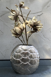 VAAS SHINNY RAW NICKEL SALERNO 31X31X13 cm
