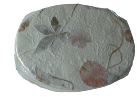 EXCLUSIEVE VERPAKKINGEN MULBERRY PAPIER 3 DLG SET OVAAL WIT BLAD