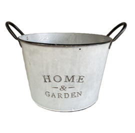 POT ZINK HOME & GARDEN DIA 26 Hoog 18 cm
