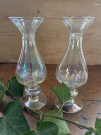(Verkocht)Geiriseerde vaasjes