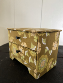 Bloemen doosje twee lades