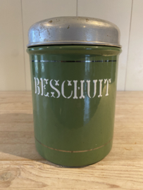 Reseda groene beschuit blik