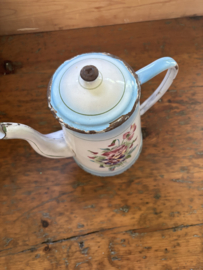 Gebloemde koffiepot