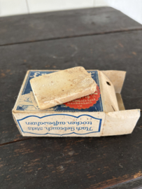 Oude zeepverpakking