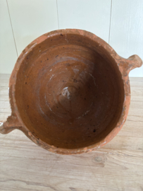 Oude steengoed pot