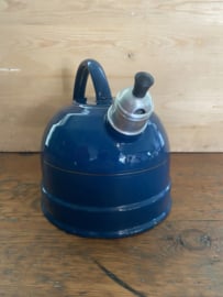 Petrol blauwe fluitketel