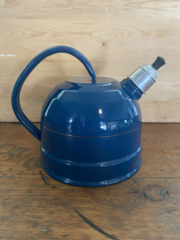 Petrol blauwe fluitketel