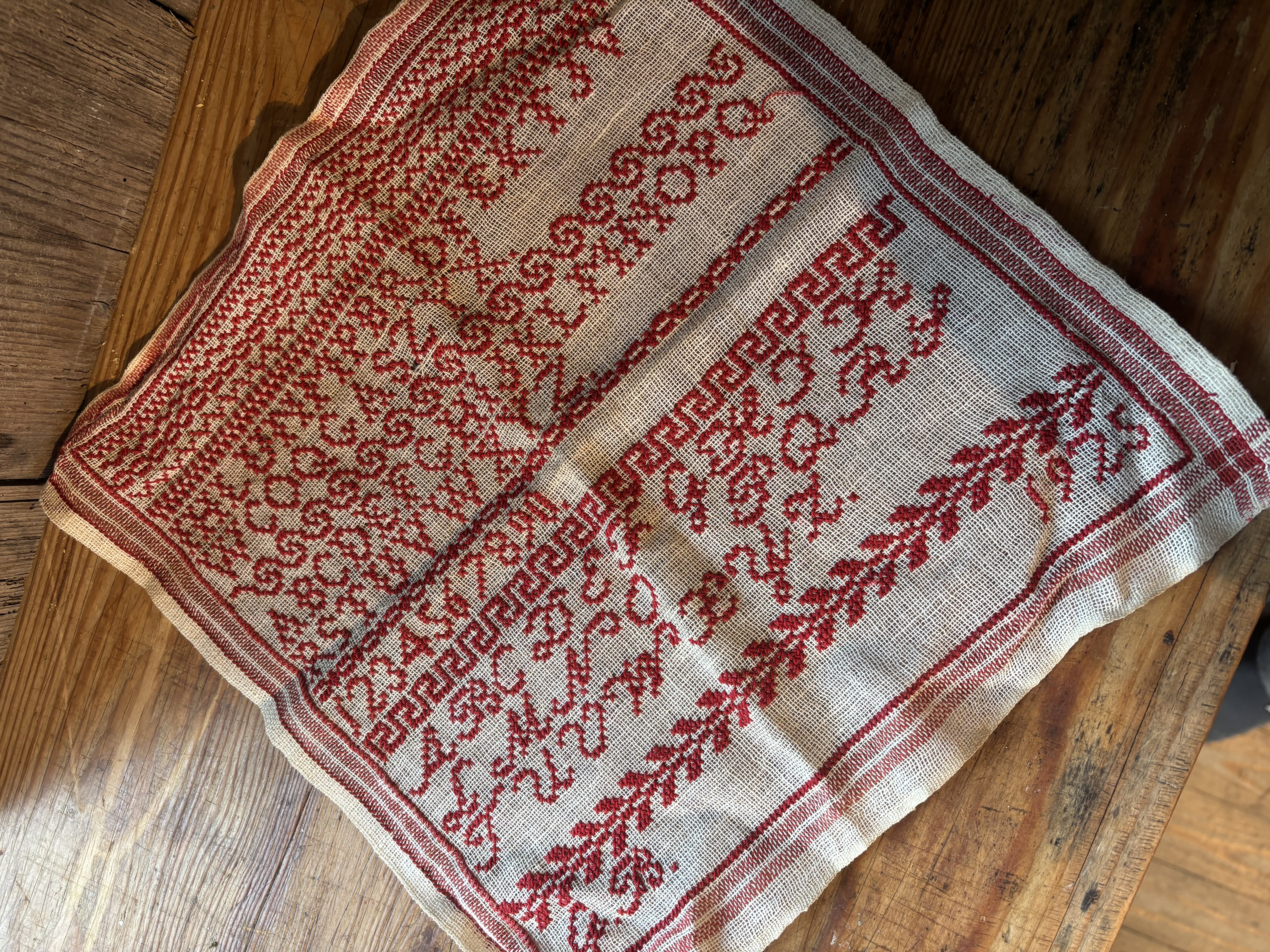 Merklapje rood anno 1928