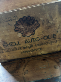 Shell auto olie kist