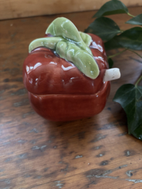 Appel jampotje met lepeltje