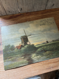 Hollands molen prentje
